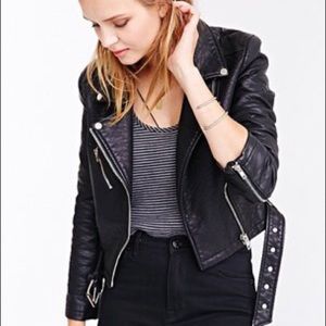 Members Only Vegan Leather Jacket